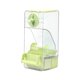 thumbnail image 1 of Comedero para pájaros, accesorios para jaulas, portátil, resistente, antisalpicaduras, para loros. Verde, 1 of 8