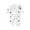 White, variant on Bovxnpu Newborn Bodysuits Print Long Sleeve Crewneck Snap Romper Toddler Infant Outfits