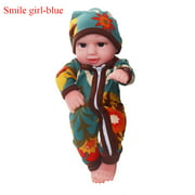 10'' Reborn Baby Doll Girl Boy Full Silicone Vinyl Lifelike Newborn Toddler Doll