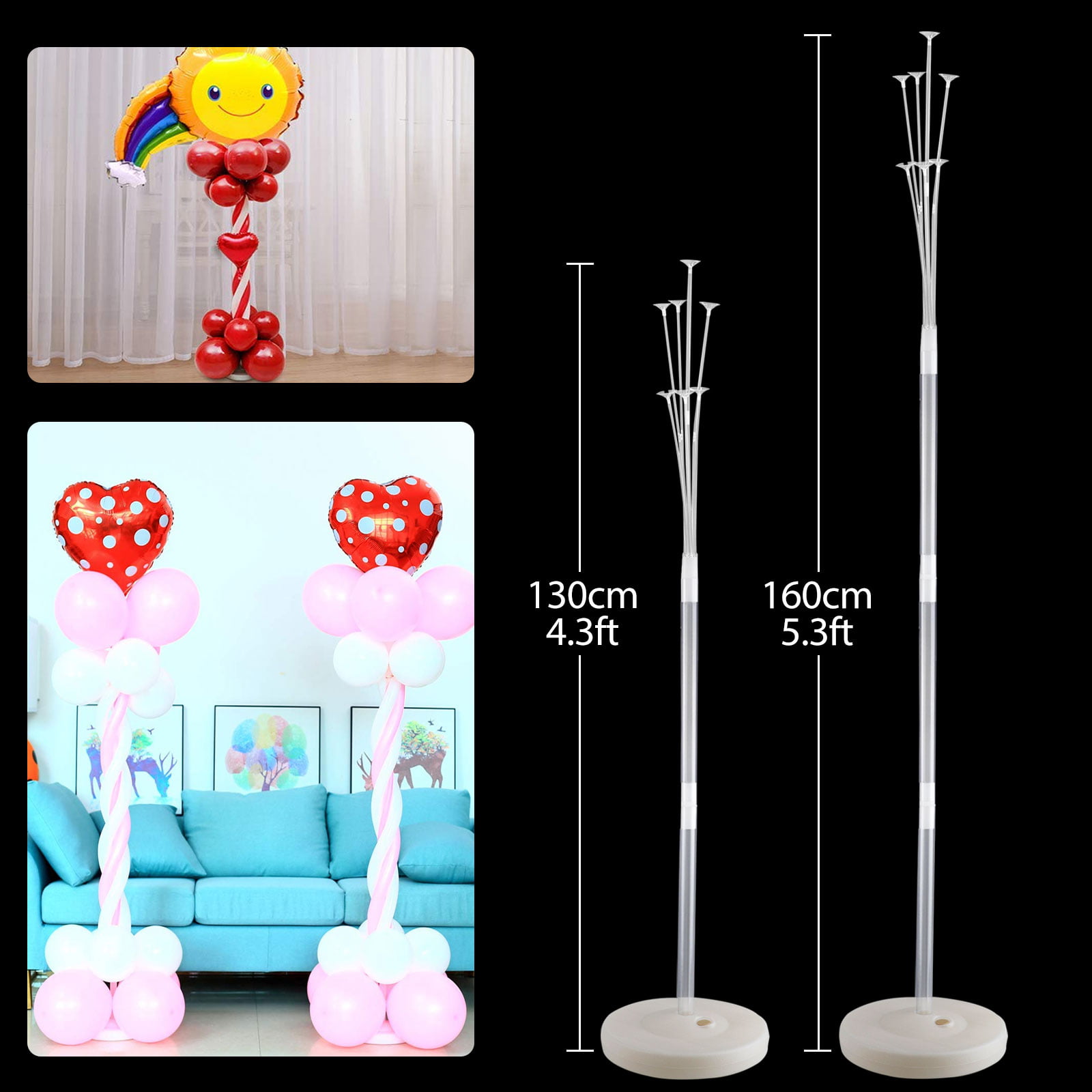 TSV Balloon Column Stand Kits with Water Fillable