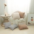 thumbnail image 2 of PENGXIANG Throw Pillow Cover Geometric Tear Resistant Plush Solid Color Simple Style Cushion Case for Bedroom, 2 of 12