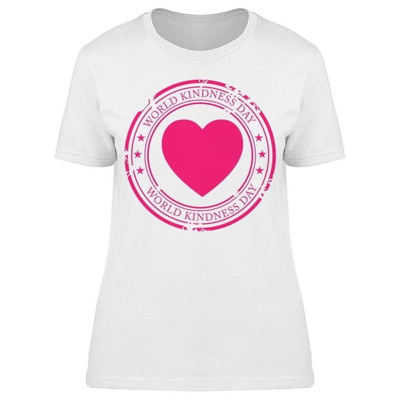 Stamp For World Kindness Day T-Shirt Women -Image by Shutterstock, Female XX-Large
