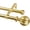 Gold, variant on Double Curtain Rod with Round Ball Finials,3/4-Inch Diameter,Adjusts Rod Length from 30 to 55 Inch,