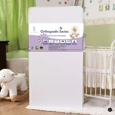 L A Baby Cloud Nine Orthopedic Crib Mattress Walmart Com