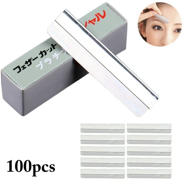 100PCS Eyebrow Razor Multifunctional Facial Razor Eyebrow Shaper for Women