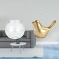 thumbnail image 2 of Elegante Jarrón Transparente Con Pecera Y Figura De Pájaro Dorado, Escultura Animal Moderna Para Mesa De Oficina, Decoración Del Hogar Y Regalos De Inauguración De La Casa., 2 of 8