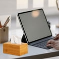 thumbnail image 6 of Bamboo Tissue Box Holder With Hidden Lid For Home Office And Commercial Decor, 6 of 7