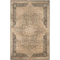 SAFAVIEH Vintage Kinsley Traditional Area Rug, Taupe/Black, 5'1" x 7'7"