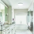 thumbnail image 5 of Homewerks Faucet 7141-110 120V 16W 110 CFM 2.2 Sones Light & Fit Ceiling Mount Bathroom Exhaust Round Fan with LED Light, 5 of 10