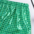 thumbnail image 4 of Loopsun Girls Midi Skirts, Girls Solid Color Sequin Plaid Mid Calf Skirt Green, 9-10 Years, 4 of 4