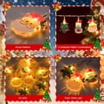 thumbnail image 3 of Liomus Battery Operated Christmas String Lights,10 FT 20 LEDs Snowflake Christmas Tree Santa Claus Lights with Constant&Flash Modes, LED Christmas Fairy Decor Lights for Indoor Xmas Tree Garden Patio, 3 of 8