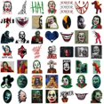 thumbnail image 4 of Pegatinas, 50 unidades por lote, con forma de payasos, jokers, vinilo impermeable, pegatina anime, 4 of 4