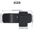 thumbnail image 2 of Yucurem Magnetic Gym Bag Sling Bag for Men Women, Water Bottle Sports Bag with Buckle Zipper, Portable Fitness Pouch Bag (Black), 2 of 10