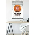 thumbnail image 5 of NBA Atlanta Hawks - Drip Basketball 21 Wall Poster with Magnetic Frame, 22.375" x 34", 5 of 5