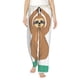 thumbnail image 1 of Balery Cute Sloth In Yoga Pose Tree Pantalones de pijama para mujer, pijamas ultraligeros, pantalones de estar por casa-Large, 1 of 6