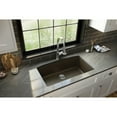 thumbnail image 4 of Karran QU-712 Undermount Quartz Composite 32 in. Single Bowl Kitchen Sink in Concrete, 4 of 5