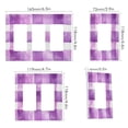 thumbnail image 2 of Yayeee Rocker Switch Wall Plate 1-Gang 4.6"x2.9" Home Decorative Outlet Cover, Purple and White Pattern, 2 of 6