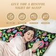 thumbnail image 4 of Picia Vector Mexican Otomi Style Bright Body Pillow Cover - Super Soft Microfiber 20x54 Body Pillow Case - Envelope Closure, Wrinkle, Stain Resistant Body Pillow Cover,Elegant Bedding, 4 of 8