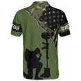 thumbnail image 3 of Lotusprinthandmade Personalized Memorial Day Veteran Military Men Polo Shirt (Lightweight) S-5XL Multicolor (S), 3 of 7