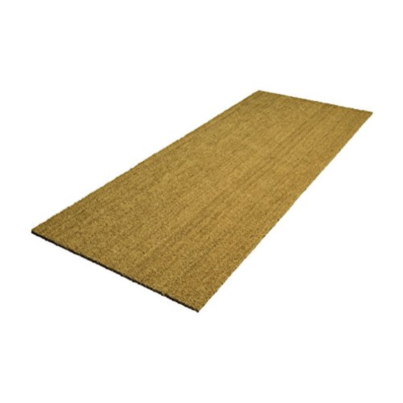 DeCoir 24" x 60" 'Natural Tan' Large Coir Double Door Mat