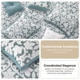 thumbnail image 6 of Nanshing Home 2 Piece Twin Comforter Set, White Blue Botanical Floral Bedding, Soft Microfiber Comforter with Pillow Shams, Lightweight All Season Modern Woodland Bedspread, 6 of 7