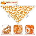 thumbnail image 5 of Fall Dog Bandana Reversible 2 Pack Small, Autumn Orange Daisy Butterfly Buffalo Plaid Cute Fall Pet Bandanas for Dogs Adjustable Triangle Holiday Scarves for Small Medium Boy Girl Dogs, 5 of 6