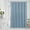 Fabric - Fog Blue, variant on Blue Fabric Shower Curtain Liner, Light Blue Shower Curtain or Liner for Modern Bathroom Decor, Waterproof & Washable, 12 Plastic Hooks, 72" W x 72" H, Grey Blue/Baby Blue