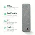 thumbnail image 5 of A40 Thermal Inkless Portable Printer, Wireless BT Mobile Travel Printer, Compatible With Android And IOS, Support 2''/3''/4'' Paper Width, 5 of 5