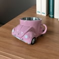 thumbnail image 6 of Yucurem Coffee Cup Tea Cup Car Shaped Coffee Mug Creative Coffee Cup Novelty Drinkware For Men (Pink), 6 of 9