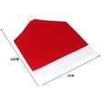 thumbnail image 3 of Funda para respaldo de silla de comedor con taburete navideño, decoración para banquete de cena navideña - 11 estilos a elegir, 3 of 8