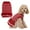 02# Red, variant on Christmas Dog Sweater,Heart Pattern Pullover Knitted Winter Warm Pet Sweater Clothes for Small Medium Large Dogs Pets - Pink,M