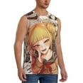 thumbnail image 2 of My Hero Academia Anime Himiko Toga Men's Tank Top Lightweight Summer Sleeveless Tee Shirt Muscle Tank Tops Workout T-Shirts Casual Athletic Undershirts, 2 of 7