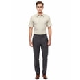 thumbnail image 3 of Allsense Men’s Regular-Fit Short-Sleeve Dress Shirt, Ivory, Small, 3 of 4