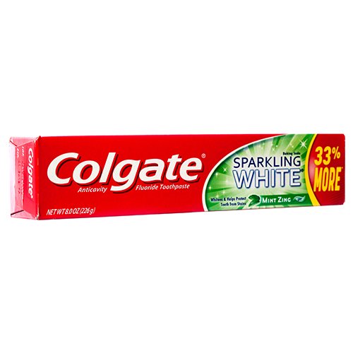 New 356765 Colgate Toothpaste 8Z Sparkling White Mint Zing (24Pack
