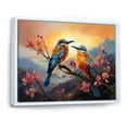 thumbnail image 2 of Designart "Twilight Birds Of Paradise" Birds Of Paradise Floater Framed Canvas Wall Art, 2 of 5