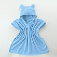 thumbnail image 3 of BFHHYA Hooded Baby Towels- Soft & Absorbent Flannel Towel Comfort & Warm Bath Towel Newborn Infant Fleece Bath Towel 1-8Y, 3 of 7