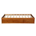 thumbnail image 5 of Private Jungle Solid Wood Twin Size Bed with Storage, Platform Bed with 3 Drawers-Oak, 5 of 7