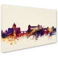 thumbnail image 2 of Trademark Fine Art "Rome Italy Skyline" Canvas Art by Michael Tompsett, 2 of 3