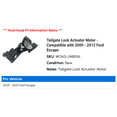 thumbnail image 2 of Tailgate Lock Actuator Motor - Compatible with 2009 - 2012 Ford Escape 2010 2011, 2 of 2