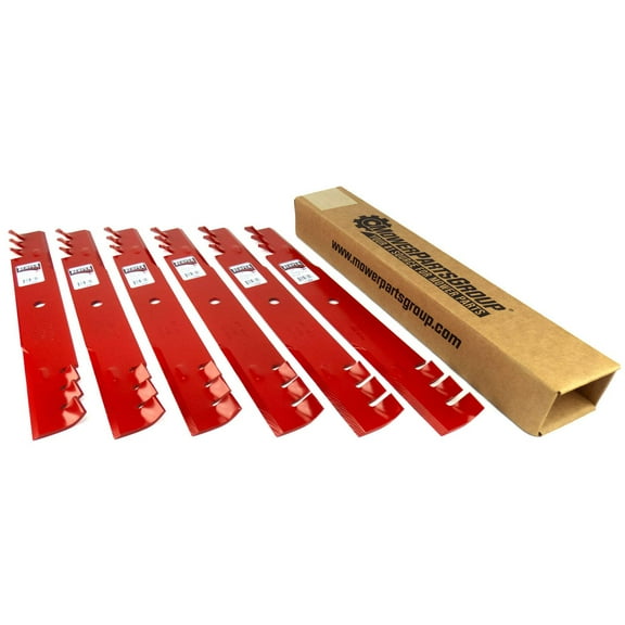 (6) Mulching Blades for Simplicity, Scag, and Many More 60" & 61" Decks A48111
