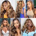 thumbnail image 2 of Hair Bundles Hiaplame Highlight 30 32 35 cm Body Wave, 2 of 8
