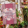 thumbnail image 3 of Happy Mother''s Day Garden Flag Pink Flowers Love Yard Outdoor Flag Banner Mothers Day Decorations Gift 28 X 40 Inch Double Side, 3 of 5