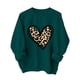 thumbnail image 2 of Xuyuer Women's Round Neck Fashion Print Long Sleeve Sweatshirt, Graphic Pullover Top for Casual Spring Wear, Lounge Comfort and Street Style Outfits, 2 of 5
