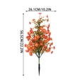 thumbnail image 2 of Artificial Fall Flower Ground Stake for Outdoor Garden Decor, Weather-Resistant Plastic Foliage and Bloom Arrangements for Yard, Patio, Flower Beds, and Landscaping, 2 of 4