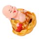 thumbnail image 5 of Estatua de Buda Solar, Adorno de Coche de Buda Maitreya, Diseño de Cara Sonriente, Ahorro de Energía, Decretación de Escrito para Hogar, símbolo de Suerte, Plástico, 5 of 7