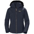 thumbnail image 2 of Helly-Hansen Womens Verbier Infinity Waterproof Sustainable Ski Jacket, 597 Navy, Small, 2 of 4