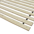 thumbnail image 2 of Solid Wood for Queen Bed | Eliminate Box Spring Requirement | Receive Support from Fabric-Strapped Slats, 2 of 2