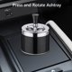thumbnail image 4 of Car Ashtray A Prueba Viento Escritorio Metálico para Cigarrillos (), 4 of 9
