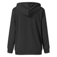 thumbnail image 5 of Pntutb Mujeres Mangas Largas Impresión Casual Cuello Redondo Sudadera Suelta Con Capucha Cordón Bolsillo tops Pntutb Pntutb-792, 5 of 5