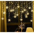 thumbnail image 4 of LED Snowflake Curtain And Icicle Lights — Festive Christmas Decorative String Lights, 4 of 4